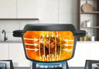 Garnek Żeliwny z Pokrywą 26cm Patelnia Garnek Brytfanka 4,5 L indukcja GAZ naczynie do piekarnika, kuchenki