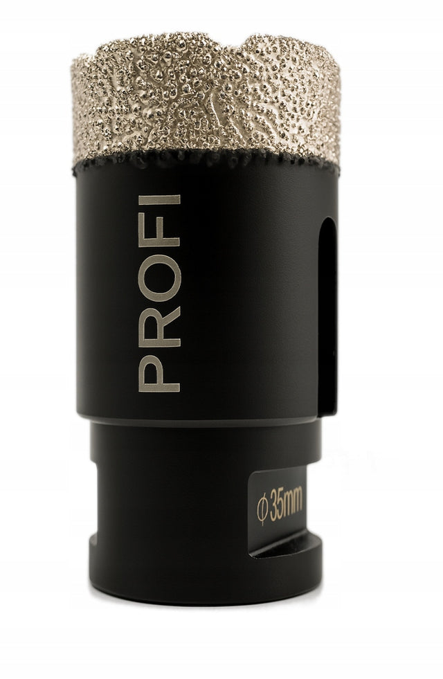 Otwornica diamentowa 35 mm koronka do gresu płytek wiertło profi xblack wiercenie ceramiki i kamienia