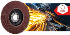 ZESTAW 10 SZT TARCZA DO SZLIFOWANIA DREWNA METALU STALI P80 125MM LAMELKA do aluminium, metali kolorowych, PCV i