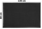 Wycieraczka do butów wejściowa pod drzwi duża wewnętrzna 80X120 CM szara mata PVC 8 mm, przedpokój, korytarz