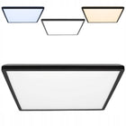 Plafon LED kwadrat 30x30cm 24W 3000-4000-6000K 2400lm zmienna barwa światła czarna lampa sufitowa do salonu, kuchni i