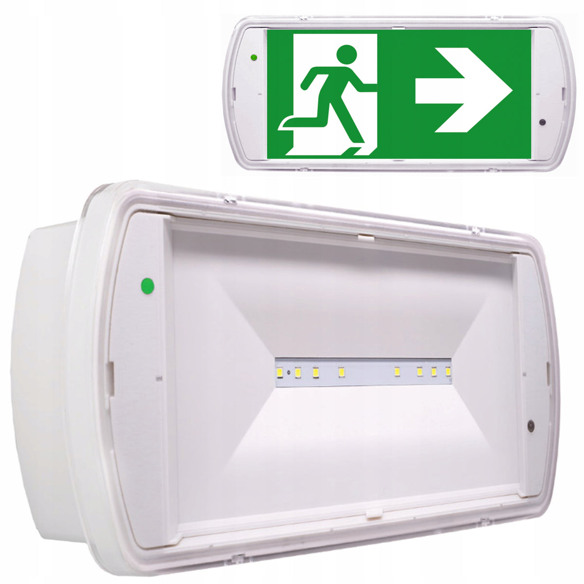 Oprawa lampa awaryjna dwuzadaniowa 20m IP42 100LM 1H SL2MNM42D1C3A eaton oświetlenie ewakuacyjne LED z wbudowanym