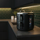 Frytkownica beztłuszczowa dwukomorowa 11L2800W airdweller AIR fryer czarna czarny