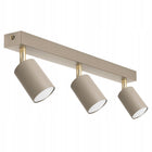 Lampa Sufitowa Żyrandol Plafon Beżowa Kaszmir GU10 LED Regulowana Premium oprawa 3-punktowa metalowa do salonu kuchni