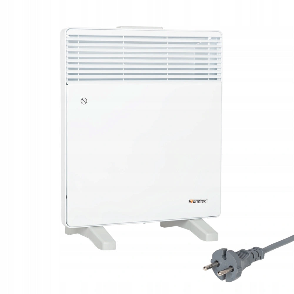 Grzejnik elektryczny konwektorowy energooszczędny przenośny EWX-500W 400 mm 450 mm grzewcza biały