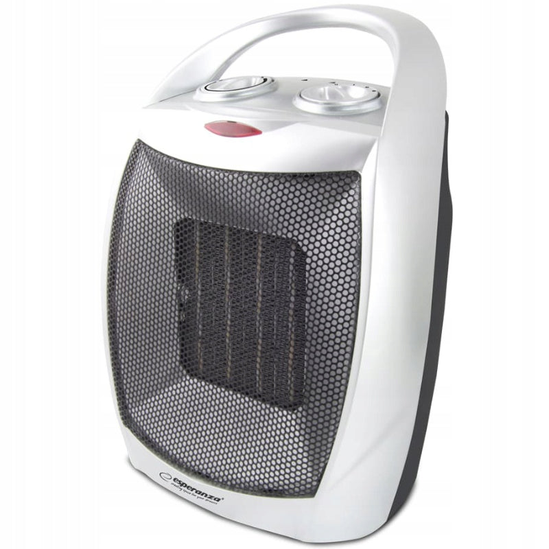 Grzejnik Elektryczny Termowentylator Farelka Esperanza EHH006 biały ceramiczny piecyk z nawiewem zimnego powietrza, 2