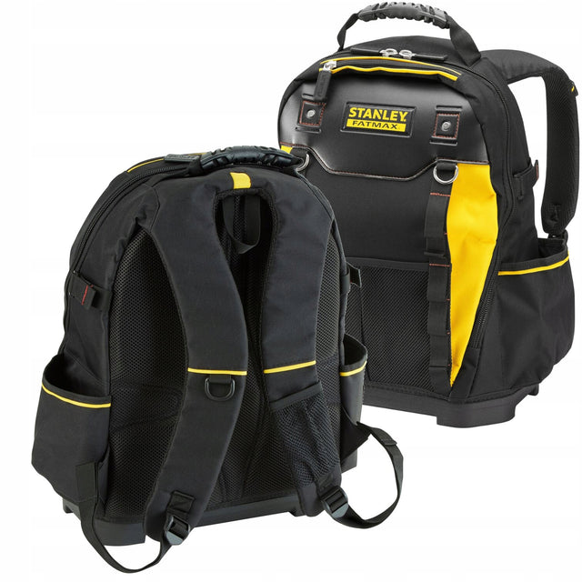 Wygodny plecak narzędziowy fatmax stanley nylon torba monterska do przenoszenia narzędzi, 17 l, 4 kieszenie zewnętrzne, 2 wewnętrzne