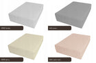 Prześcieradło Frotte Figaro 200x220 z gumką grube na materac, szare, tekstylia do sypialni