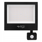 HALOGEN LED z czujnikiem ruchu naświetlacz lampa 100W 4500K ZEWNĘTRZNY IP65 reflektor ogrodowy biały neutralny 8000 lm