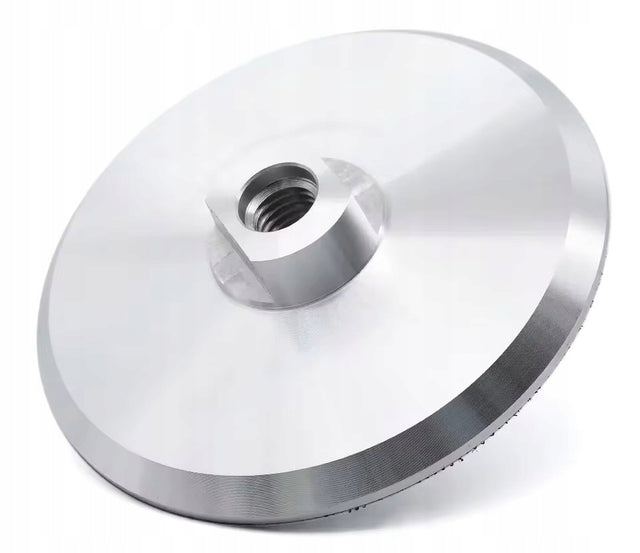 Aluminiowy uchwyt dysk z rzepem do padów polerskich 100mm M14 talerz mocujący, podkładka do polerowania
