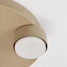 Plafon lampa pod sufit na okrągłej podstawie 3x GX53 beżowa kaszmir ecru oprawa metalowa 3-punktowa do salonu korytarza