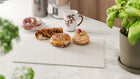Szklana deska kuchenna do krojenia biała 40x30cm - szkło hartowane 30 cm biały