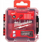 Wiertła do ceramiki i szkła 4-8 mm w pudełku (5 szt.) Milwaukee 4932479948 glazury, płytek, spiralne, chwyt