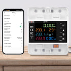 Licznik prądu 3 fazowy miernik zużycia energii na szynę DIN tuya wifi 100A sterownik instalacji elektrycznej, kontrola