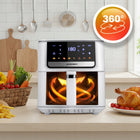 Frytkownica beztłuszczowa AIR fryer biały frytownica 6,5l berdsen 1700W