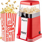 Maszyna do popcornu retro domowa urządzenie maszynka beztłuszczowa 1200W kino domowe dla dzieci, czerwony prażalnik
