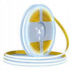 Taśma LED 12V COB 10m IP20 Światło 320LED/metr Mocna 6000K Światło Chłodne pasek świetlny do wnętrz, oświetlenie