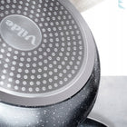 Patelnia granitowa do smażenia duszenia vilde 20 cm na gaz indukcje kuchenka ceramiczna elektryczna, uchwyty