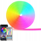 Taśma LED RGB 20m zewnętrzna wodoodporna IP65 Ledy 5050 24v mocna bluetooth oświetlenie dekoracyjne do ogrodu, tarasu i