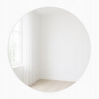 Lustro LED COB okrągłe 80 cm podświetlane łazienkowe, uniwersalne IP67 ścienne bez ramy, tafla szklana 4 mm