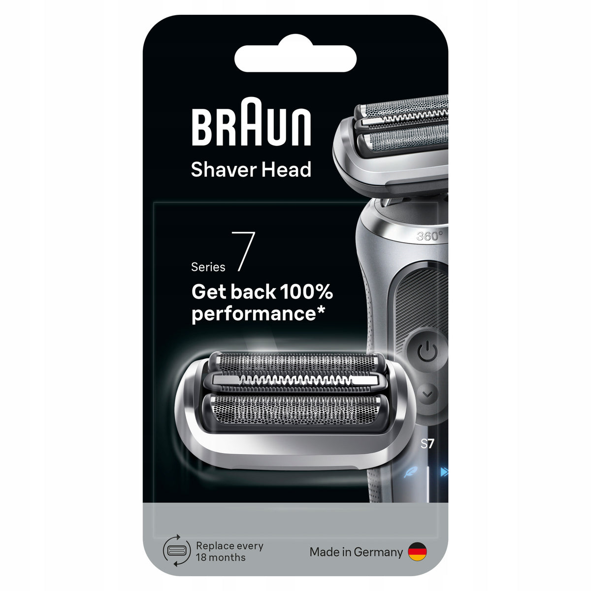 Braun Series 7, 74S, oryginalna głowica zamienna golarki elektrycznej głowica do golarki golarka
