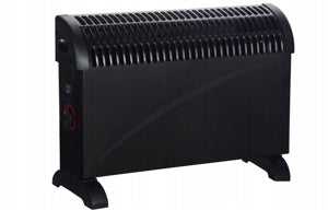 Volteno konwektor basic 2000W z nawiewem VO2783 grzejnik elektryczny, termowentylator do domu, czarny