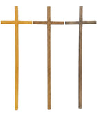 Krzyż na cmentarz drewniany jasny 170cm x 51cm nagrobny, grobowy, symbol pamięci dla zmarłych