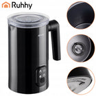 Spieniacz do Mleka Kawy Elektryczny Podgrzewacz 400W 350ml 4 Tryby BPA free do cappuccino i latte, gorącej czekolady