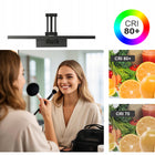Kinkiet LED łazienkowy, lampa ścienna, czarny, nowoczesny, do łazienki, 4500K, 9W oprawa metalowa, zintegrowane źródło