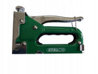 Zszywacz tapicerski Stalco S-21410 ręczny pistolet do mocowania tkanin i obicia mebli, obsługuje zszywki 4–14 mm