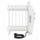 GRZEJNIK ELEKTRYCZNY GRZEJNIK OLEJOWY 7 ŻEBEREK 700 WATT TERMOSTAT 320 mm 390 mm grzewcza biały