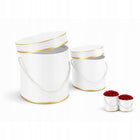 2 SZT FLOWER BOX BIAŁY PUDEŁKO DEKORACYJNE PREZENTOWE NA KWIATY PREZENT ozdoba ślubna i zaręczynowa, kompozycje