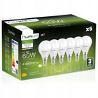 6x Żarówka LED E14 Mała Kulka 8W =60W 880lm 4000K premium lumiled NIE mruga źródło światła, neutralna biel, do lamp i