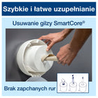 Tork SmartOne mini T9 472193 papier toaletowy do dozownika, celulozowy, 2-warstwowy, 620 listków, biały, bezzapachowy