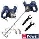 Mieszarka CELMA C-POWER M1200M14 1200W 3LAT GW mieszalnik budowlany, 2 biegi, mieszadło do 140 mm, zasilanie sieciowe