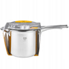 Garnek do frytek szparagów makaronu 3,6l gotowanie na parze sitko indukcja garnek tradycyjny 18 cm 3.6 l stal
