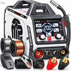 Spawarka 200 inwertorowa migomat flux MIG MAG MMA GAZ Co2 synergia MP0126 TIG, półautomat do drutu 0,8–1,0 mm, 230 V