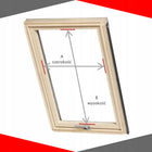 Roleta dachowa termo do okien fakro velux 78x118cm zaciemniająca, kasetowa, osłona przeciwsłoneczna, montaż inwazyjny