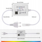 Zestaw taśma LED COB 10m 230V biała neutralna 4000K cięta CO 10cm bluetooth oświetlenie dekoracyjne, listwa świetlna