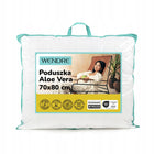Wendre Poduszka Aloe Vera 70x80, antyalergiczna, miękka, wygodna, do spania wypełnienie z włókien silikonowych