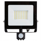 Naświetlacz LED 50W=280W z Czujnikiem Ruchu Halogen Zewnętrzny 5052lm Lampa reflektor IP65 neutralne białe 4000K do