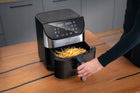 Frytkownica beztłuszczowa frytownica airfryer duża 12 programów 6l wizjer czarny