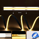 Taśma LED neon COB Linia 12V 4000lm 40W 5m Rolka Pasek Ciepła Nie Mruga oświetlenie dekoracyjne do wnętrz, listwa