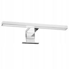 Kinkiet Lampa LED amber chrom łazienkowy na lustro szafkę 2w1 biała ciepła oprawa oświetleniowa do umywalki 30 cm 4,5 w