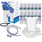 Zmiękczacz wody 25L, sól, test, korpus, wkłady, menu PL, by-pass, miksing. 25 l