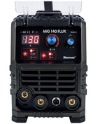 Spawarka inwertorowa 140 flux MIG TIG MMA / bez gazu Sherman 230 V 35–100 a cykl 60%, 3,6 kg, urządzenie do spawania