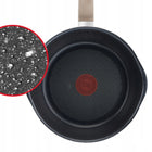Głęboka patelnia z pokrywką TEFAL One Pick 24 cm indukcja do smażenia, z powłoką nieprzywierającą, do piekarnika, gazu