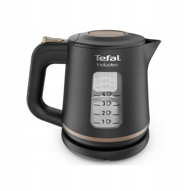 Czajnik elektryczny tefal 2400 w 1 l Mały Mocny KI533811 czarny tworzywo sztuczne