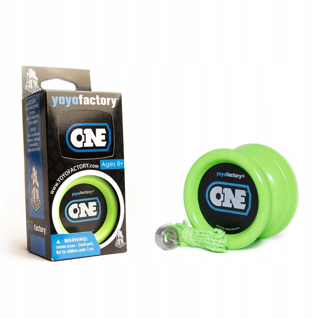 Yoyo dla początkujących 2 łożyska YoYoFactory ONE Zielony 52.5 mm