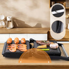 Opiekacz Panini 1000W grill kontaktowy 180° powłoka ceramiczna do kanapek nominalna srebrny